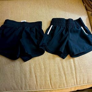 Two pair athletic girls short. Two shorts…one price!